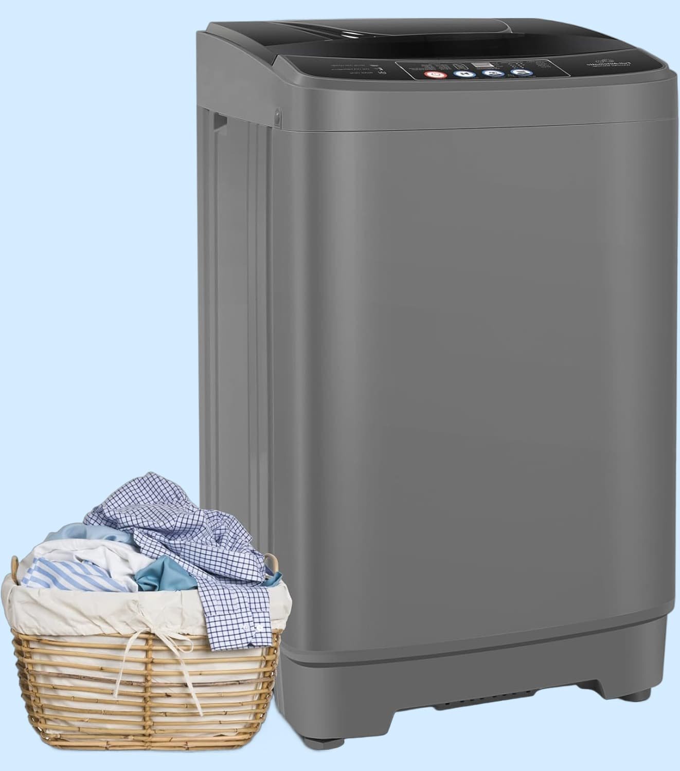 Full-Automatic Washer, 2.8 Cu.ft, 20 lbs Capacity